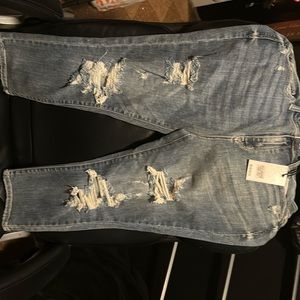 Judy Blue slim fit capri jeans - Distressed